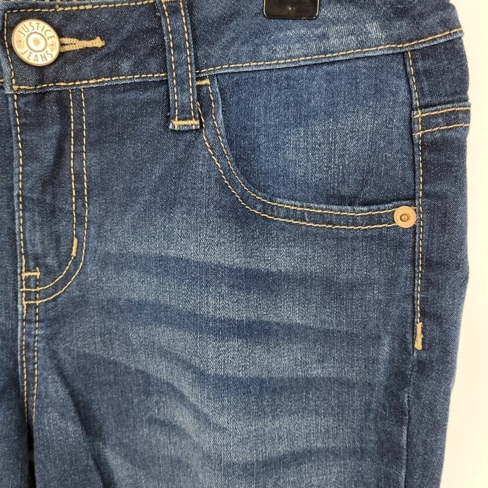 JUSTICE Girls Midrise Bootcut‎ Jeans Size 14